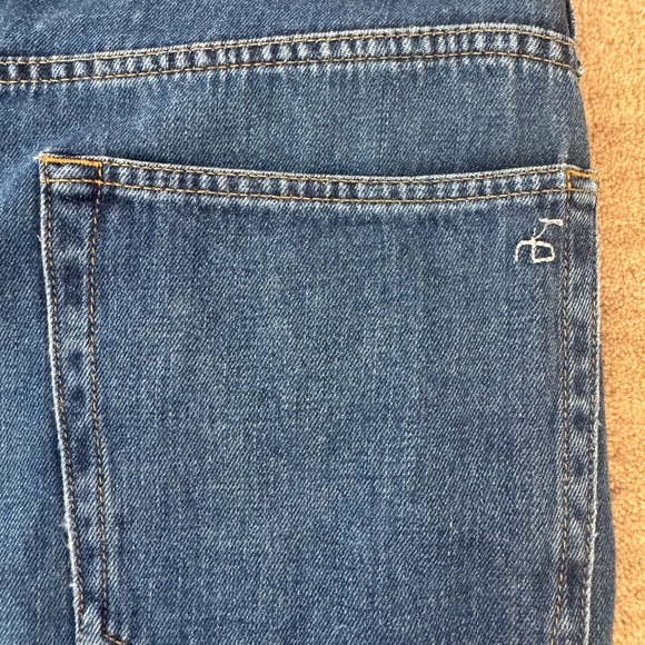 Rag & Bone Featherweight Logan Jeans in River - Picture 9 of 11